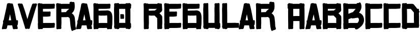 averago Regular font