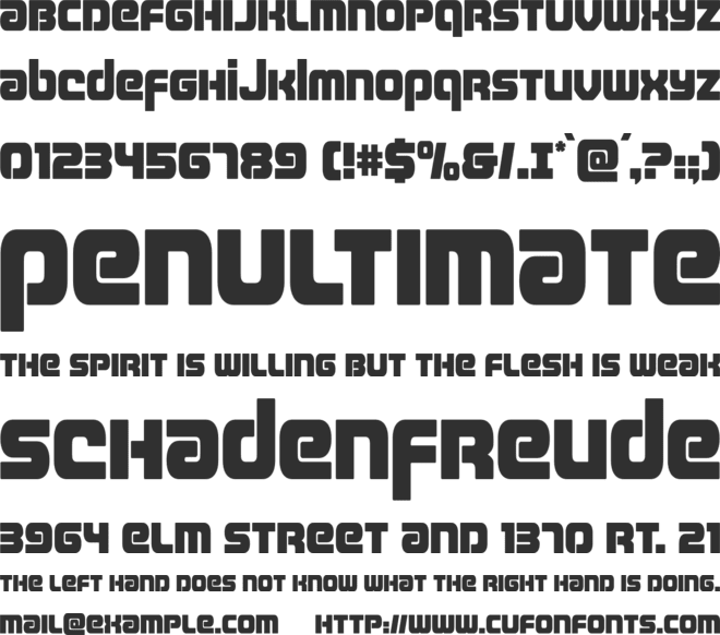 Easy Ride font preview