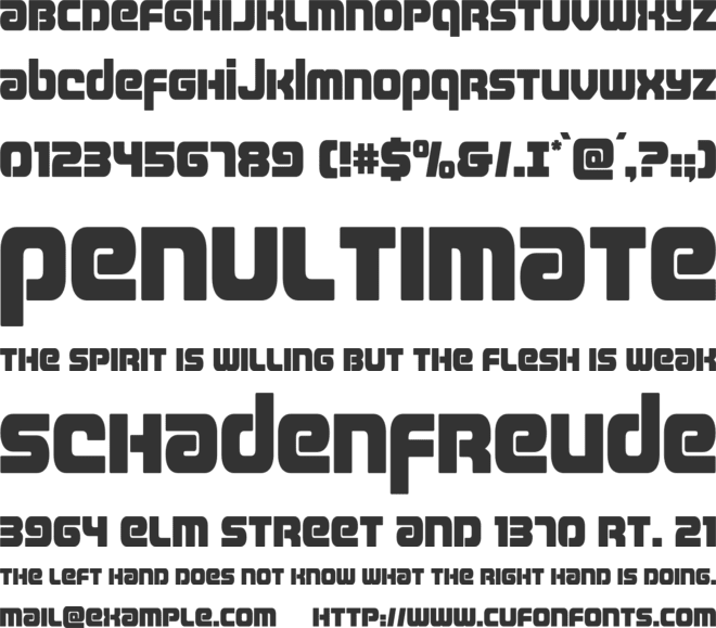 Easy Ride font preview