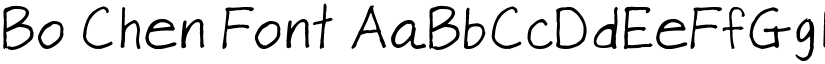 Bo Chen Font font