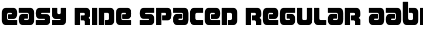 Easy Ride Spaced Regular font