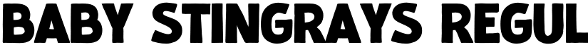 Baby Stingrays Regular font