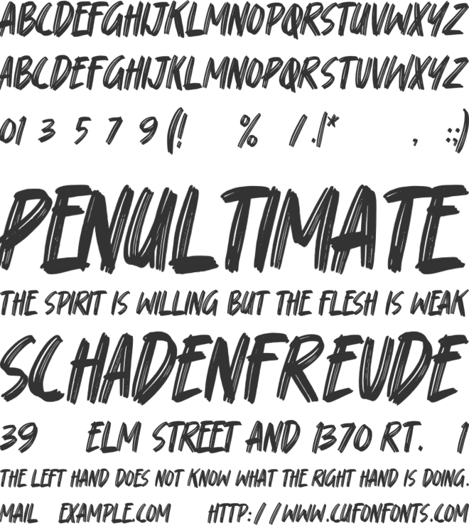 Ressolles font preview