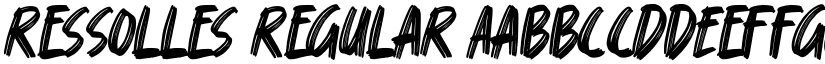 Ressolles font download