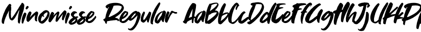 Minomisse font download