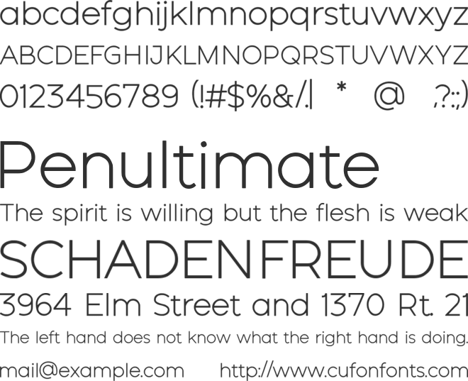 Fontype Hand font preview