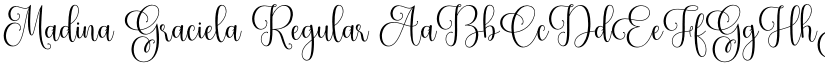 Madina Graciela Regular font