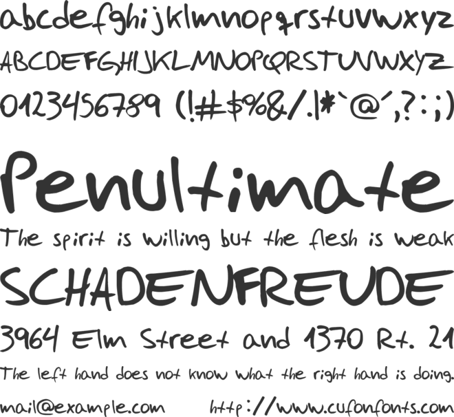 Jose Fernandez font preview