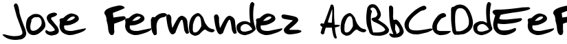 Jose Fernandez font