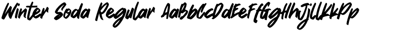 Winter Soda Regular font