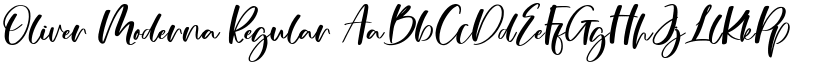 Oliver Moderna Regular font