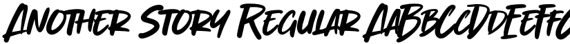 Another Story Regular font