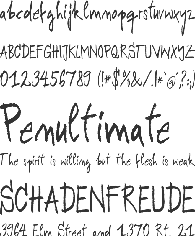 Rodeo King font preview