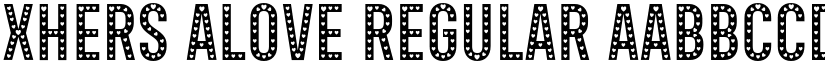Xhers Alove Regular font