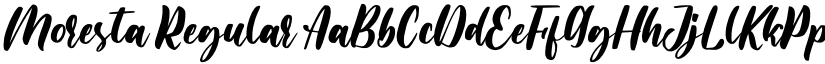 Moresta Regular font