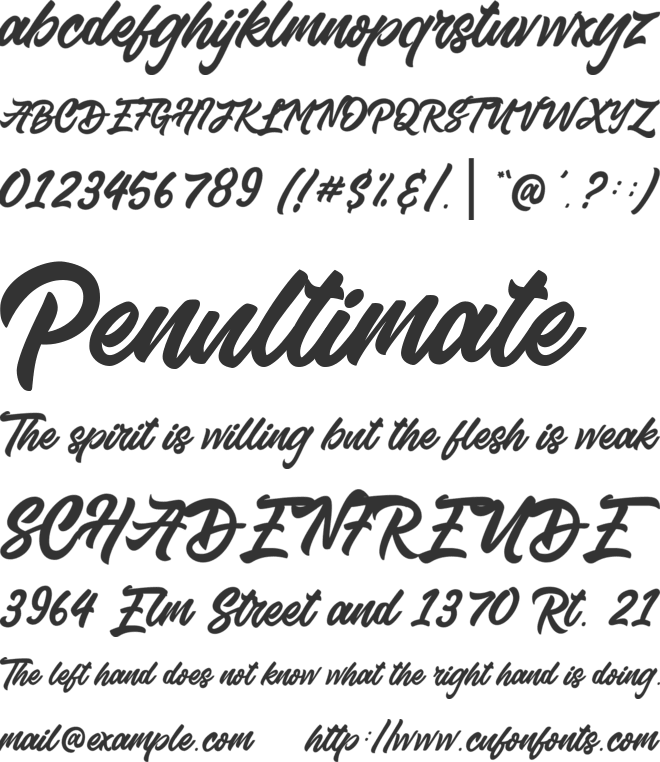 Saekana Clean font preview