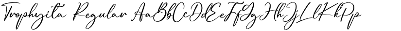Trophyita Regular font