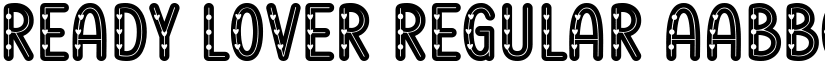 Ready Lover Regular font