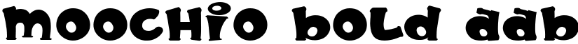 MOOCHIO Bold font