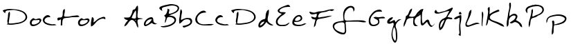 Doctor font