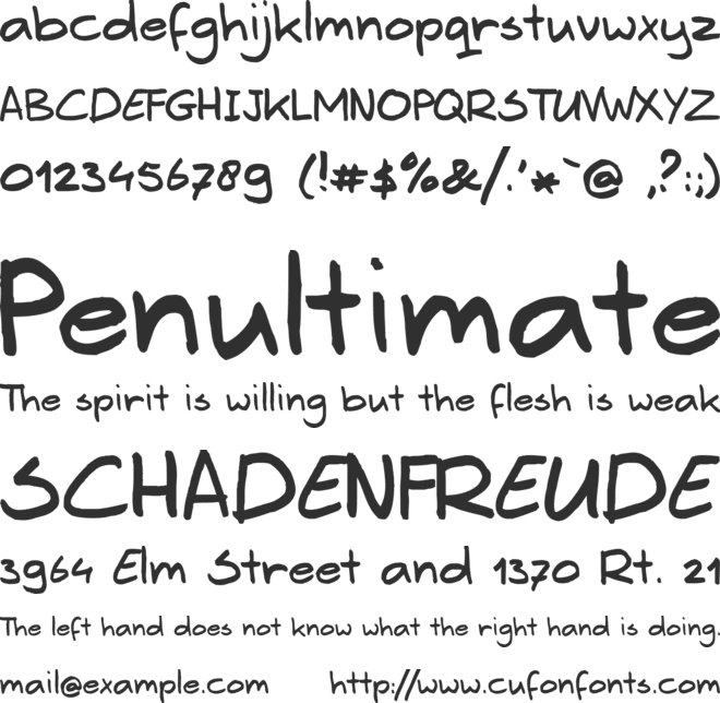 Erwin font preview