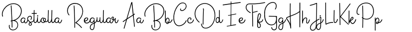 Bastiolla font download