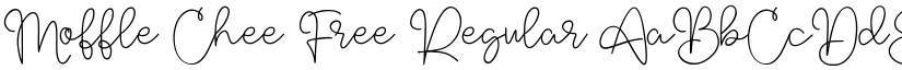 Moffle Chee Free Regular font