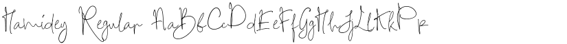 Hamidey Regular font