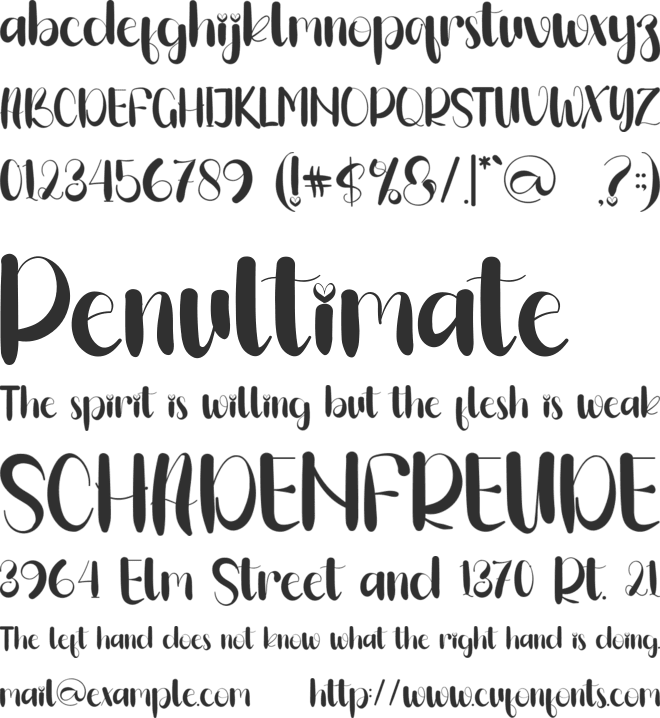 Amsterdam CITY font preview