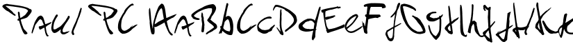 Paul PC font