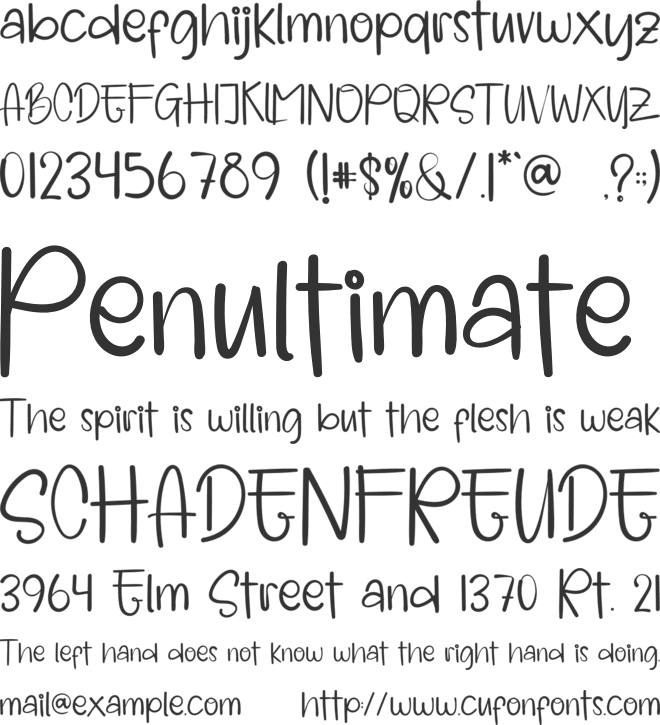 Butter Cheese font preview