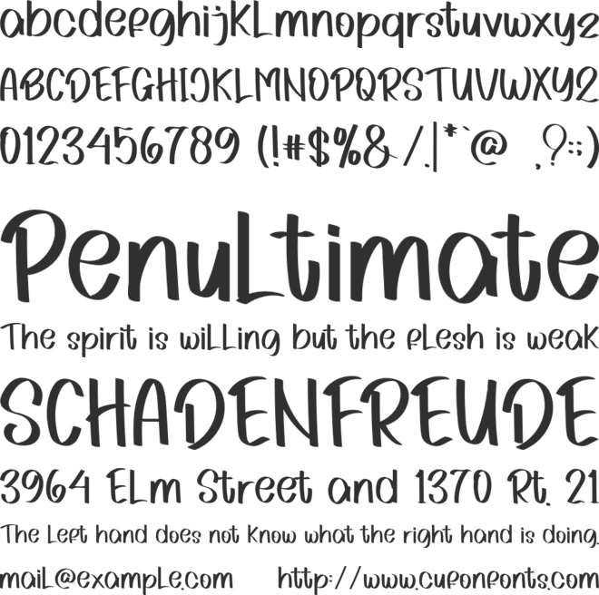 VALENTS  DAY font preview