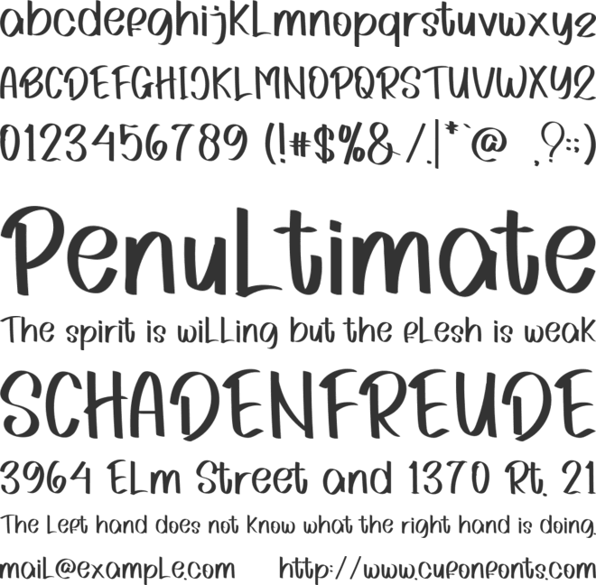 VALENTS  DAY font preview