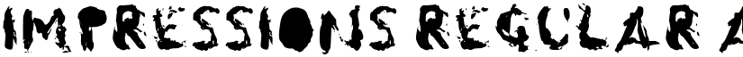 Impressions Regular font