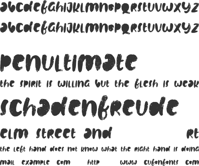 Japan Boba font preview