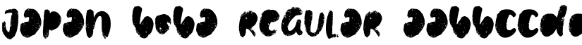 Japan Boba Regular font