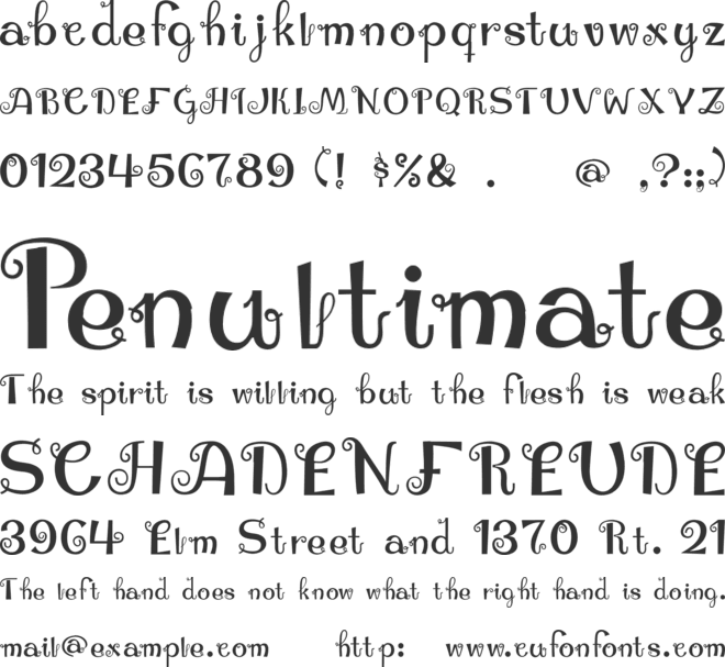 Twiddle font preview