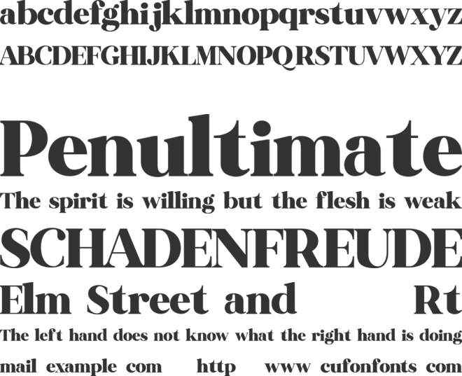 Storystone font preview