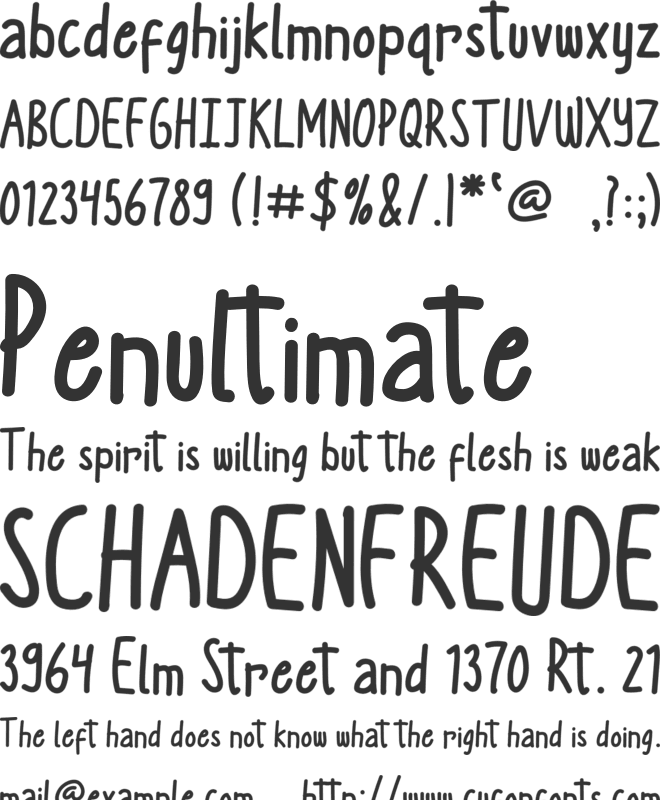 Kathanesya font preview