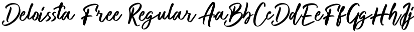 Deloissta Free Regular font