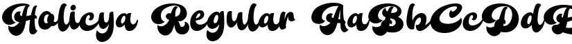 Holicya font download