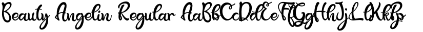 Beauty Angelin Regular font