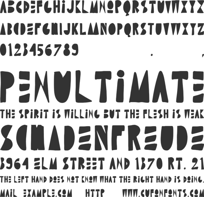 Bioli Bounces Personal Use Only font preview