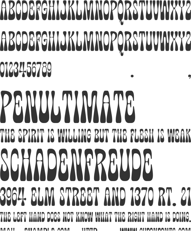 Wonkids PERSONAL USE ONLY font preview