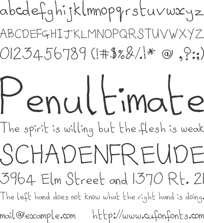 WS Peskimo font preview