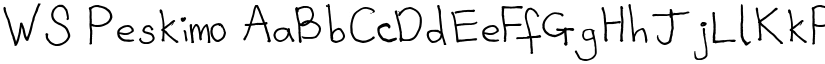 WS Peskimo font download
