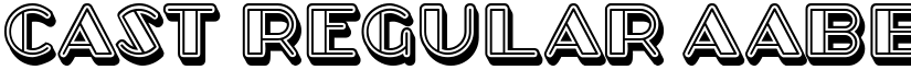 Cast Regular font