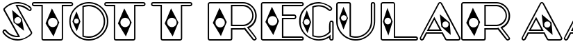 Stott Regular font