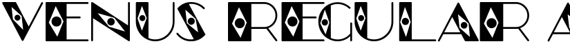 Venus Regular font