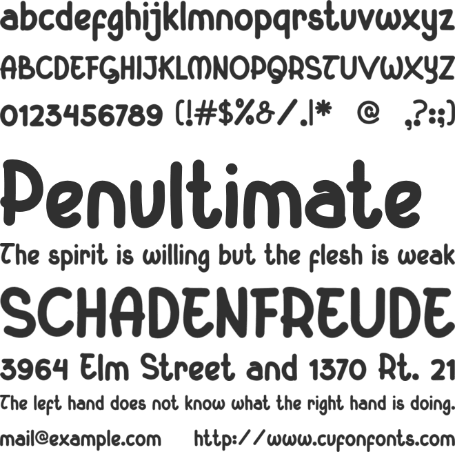 Quickiess font preview